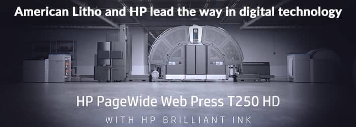 HP T-250 page Wide Digital Press at American Litho