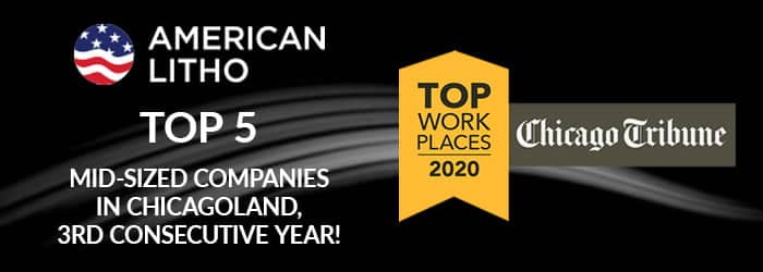 American Litho Carol Stream IL Direct Mail and Commercial Printing Leader Chicago Tribune Top Workplace 2020